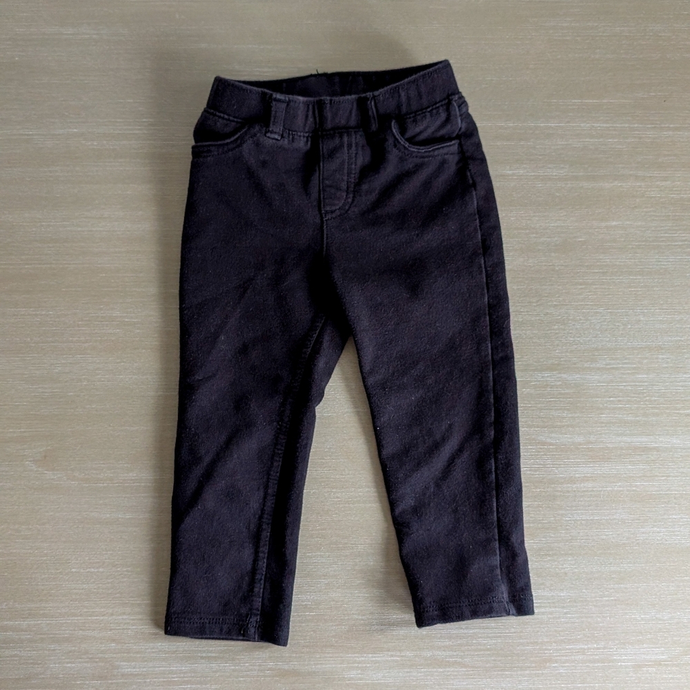 Jumping Beans Girls Pants - Black, 24 Months